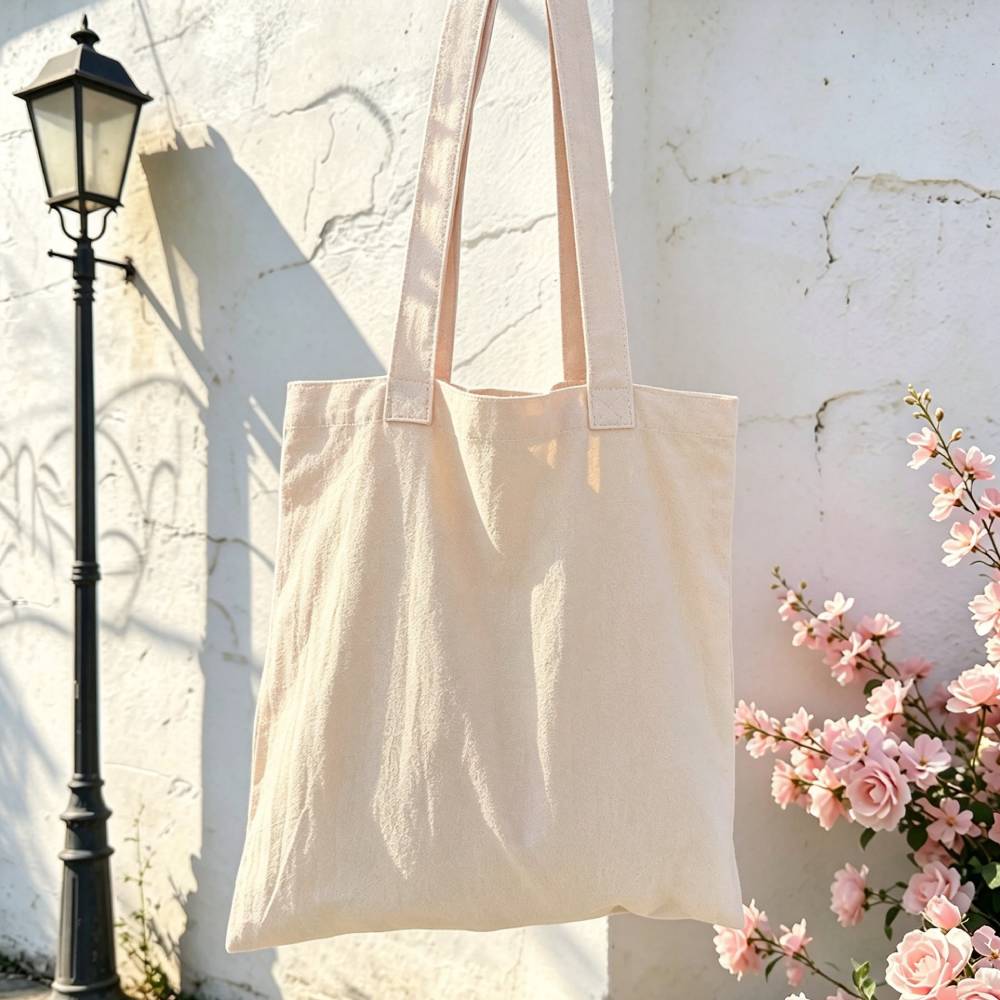 Summer-colored Canvas Tote Bag
