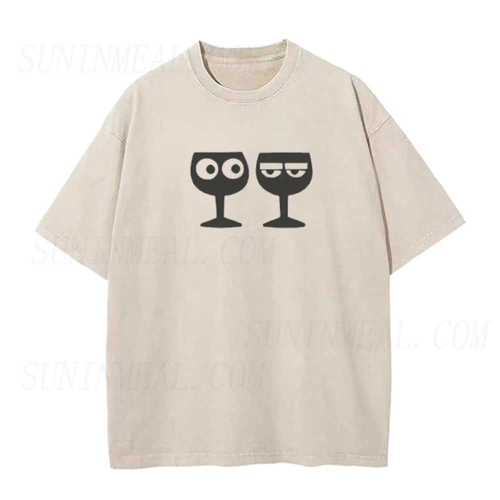 Funny Wine Glass Unisex Tee