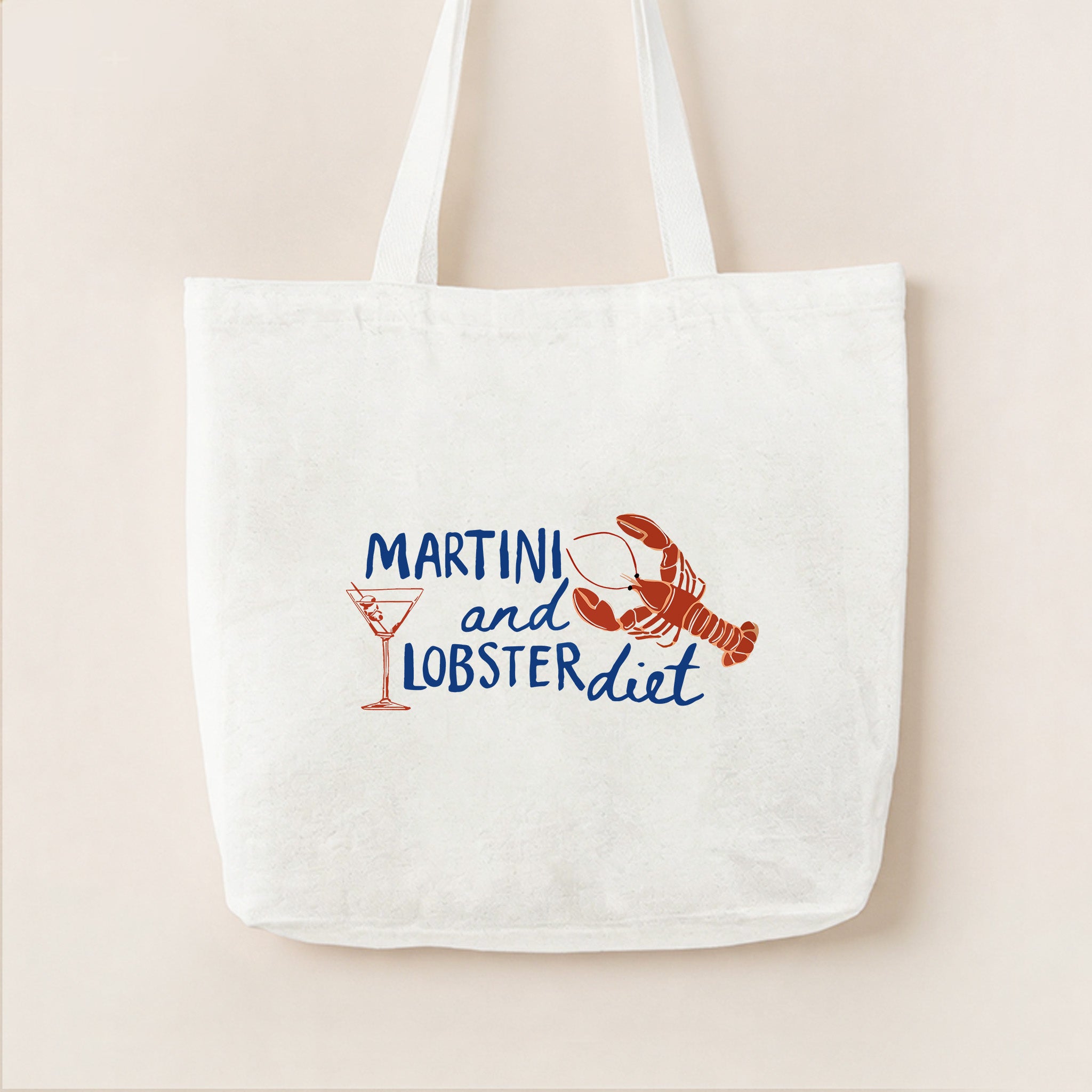 Martini and Lobster Diet Tote Bag