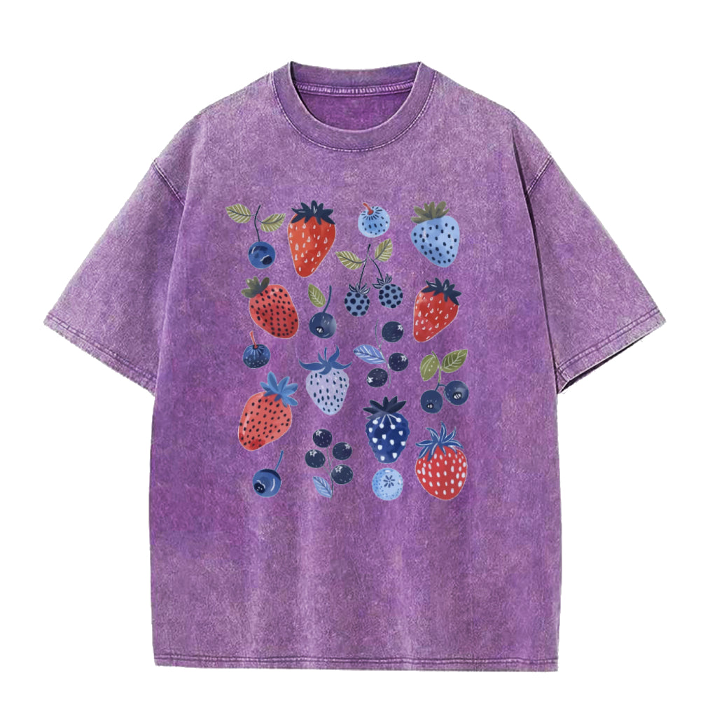 キュートなベリーのユニセックスTシャツ