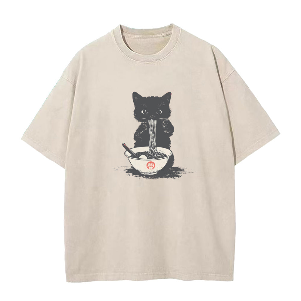 Ramen Kawaii cat Unisex Tee