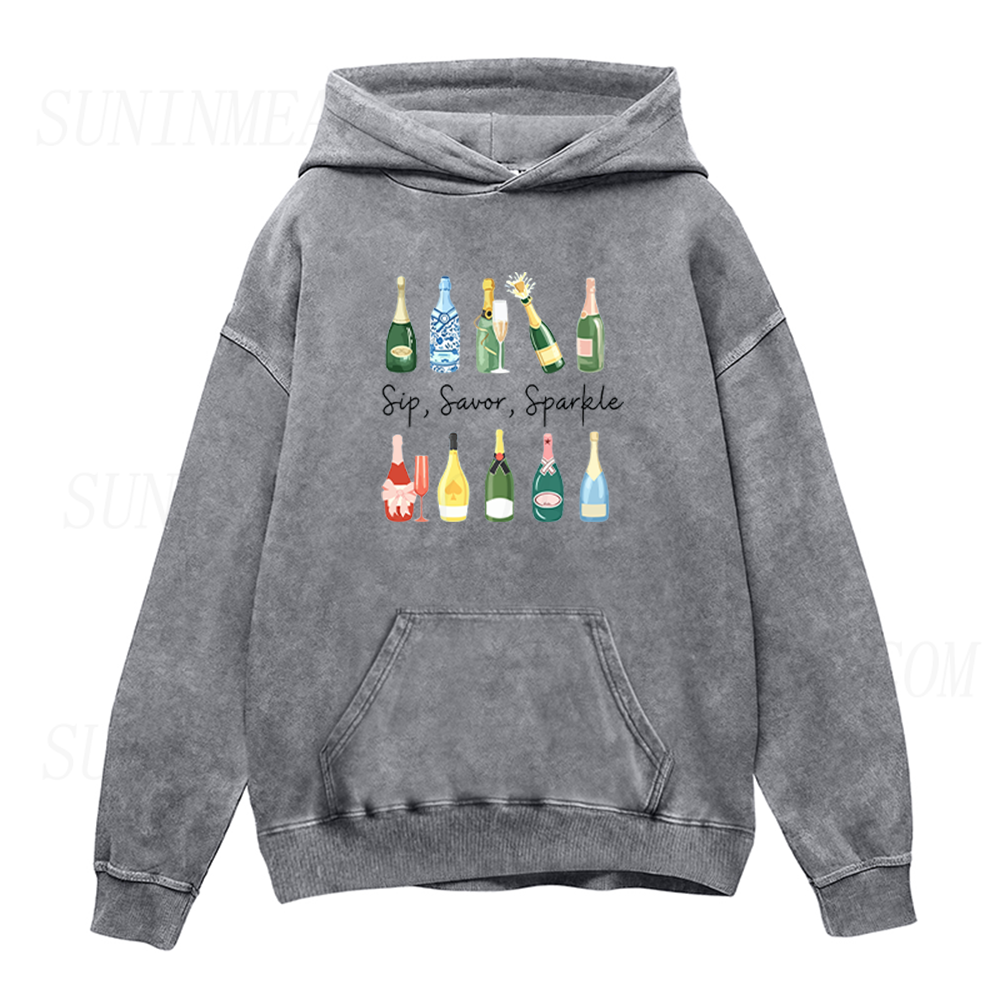 Champagne Bottles Unisex Hoodie