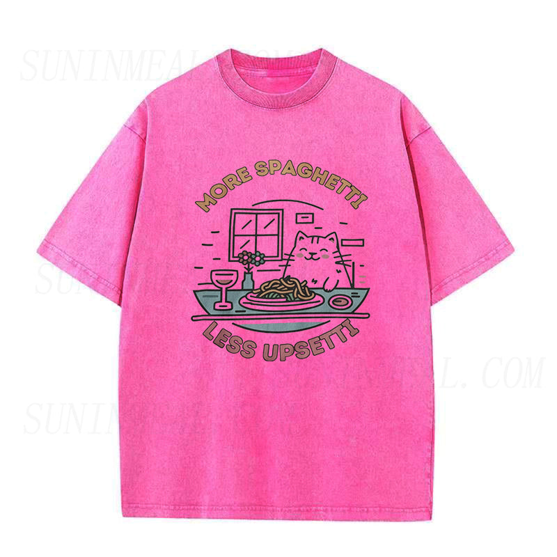 More Spaghetti Less Upsetti Unisex Tee