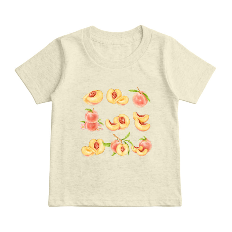 Peach Fruit Kids T-Shirt