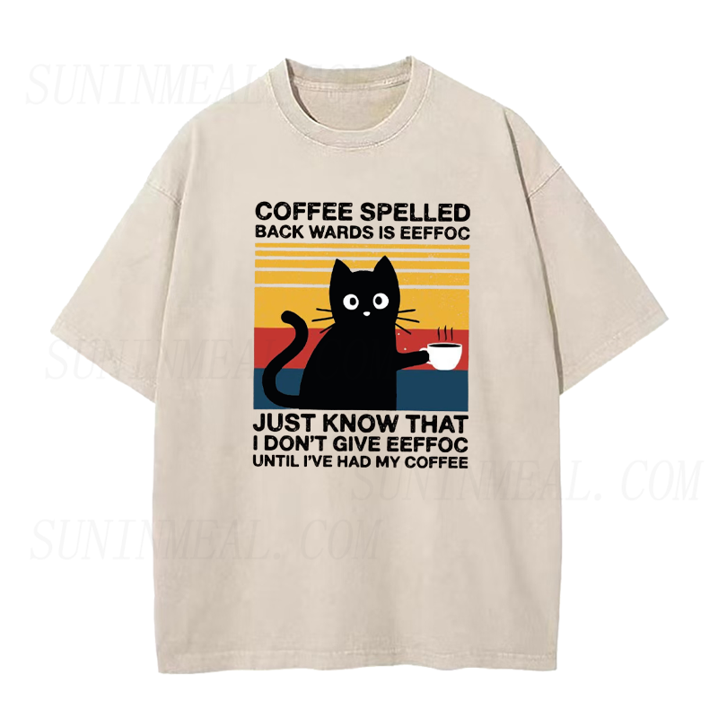Coffee and Cat Tee