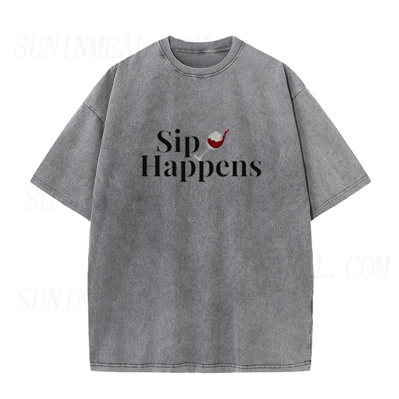 Sip Happens Wine Unisex Tee