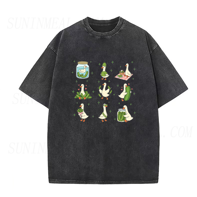 Pickle Lover Silly Goose Unisex Tee