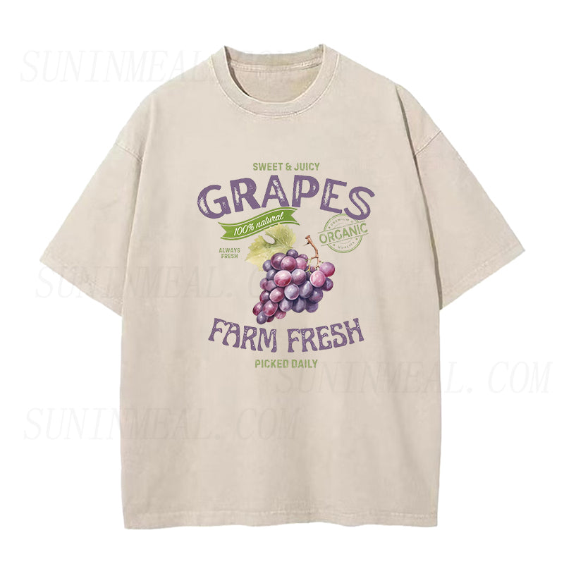 Grapes Vintage Unisex Tee