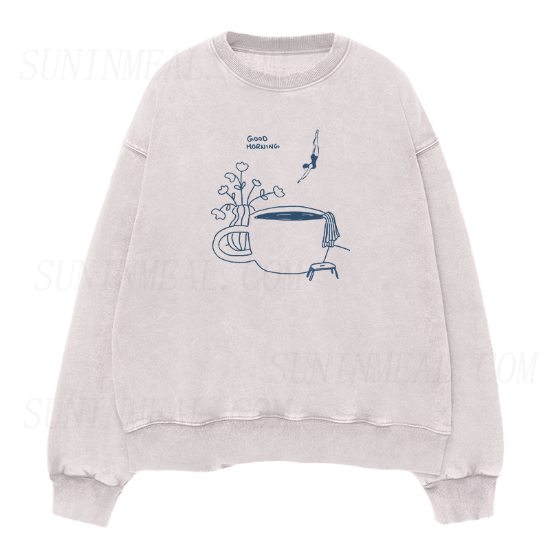 Coffee Diver Unisex Crewneck Sweatshirt