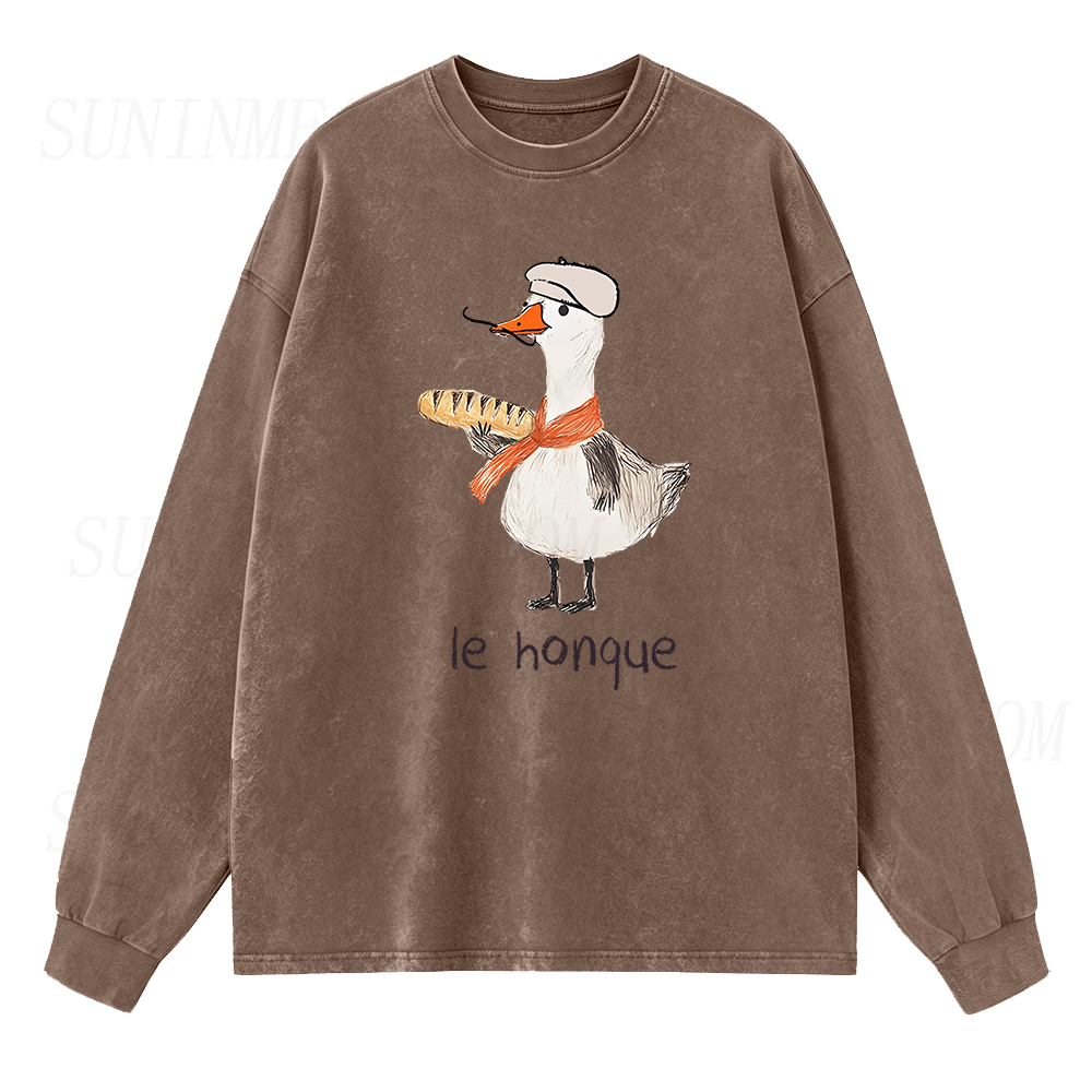 French Goose Long Sleeve Unisex Tee