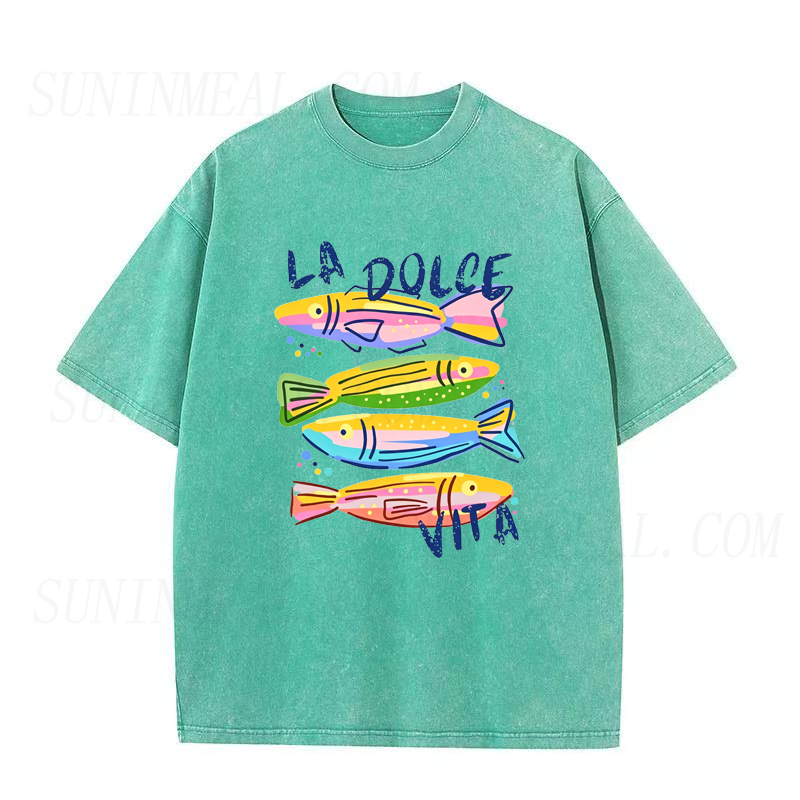 Fish & La Dolce Vita Unisex Tee