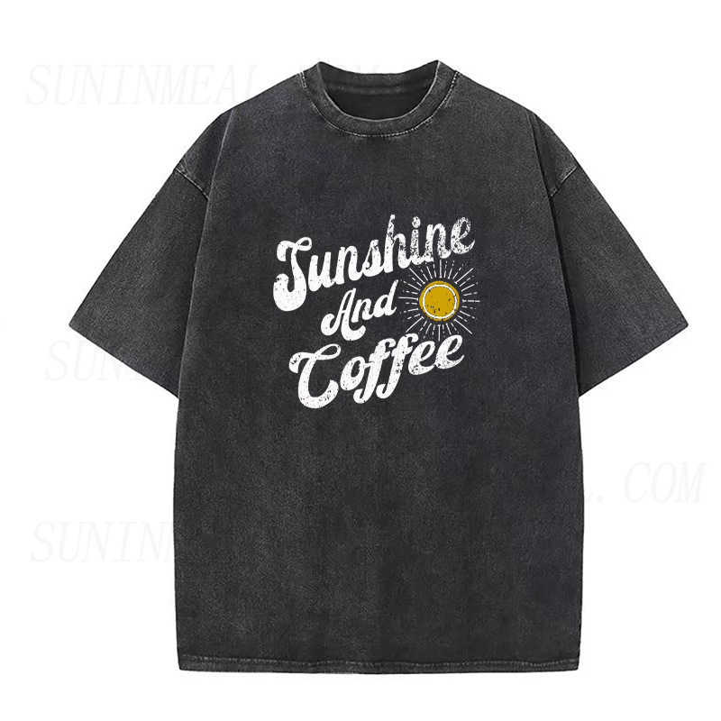 Sunshine and Coffee Unisex Tee