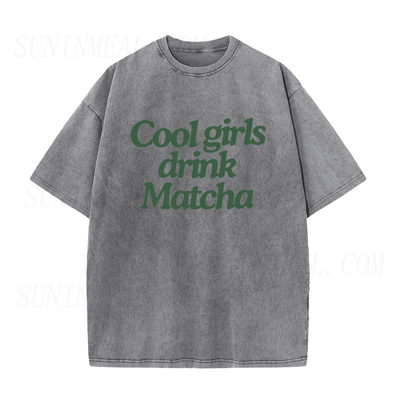 Cool Girls Drink Matcha Unisex Tee