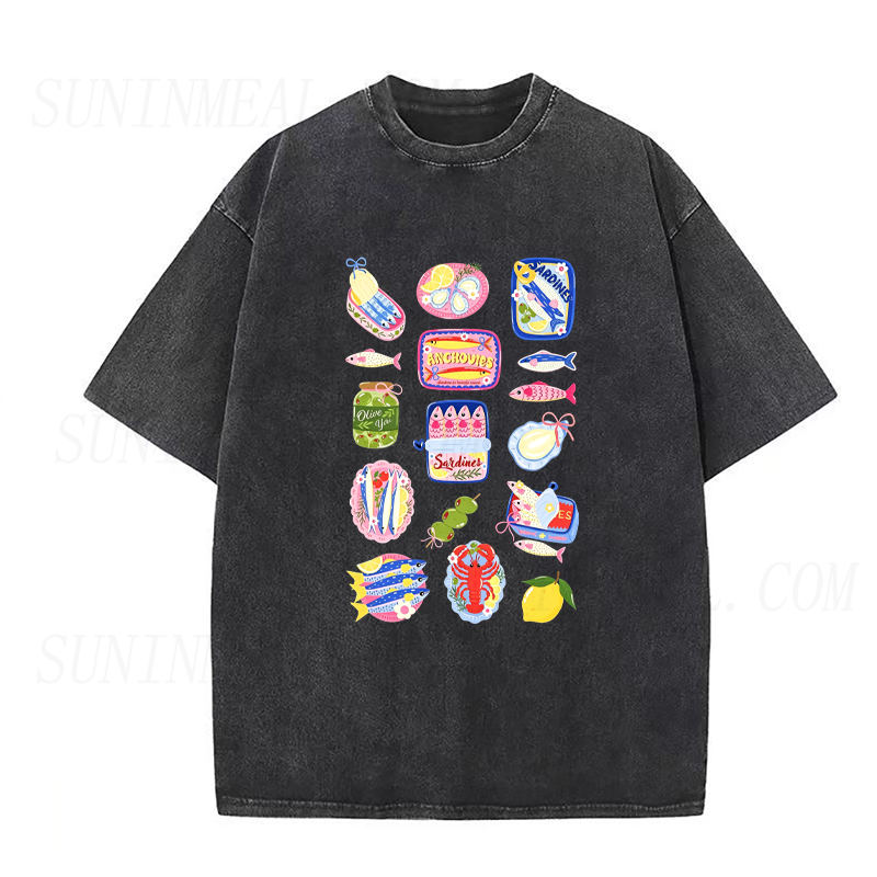Vintage Sardine&Summer Vibes Unisex Tee
