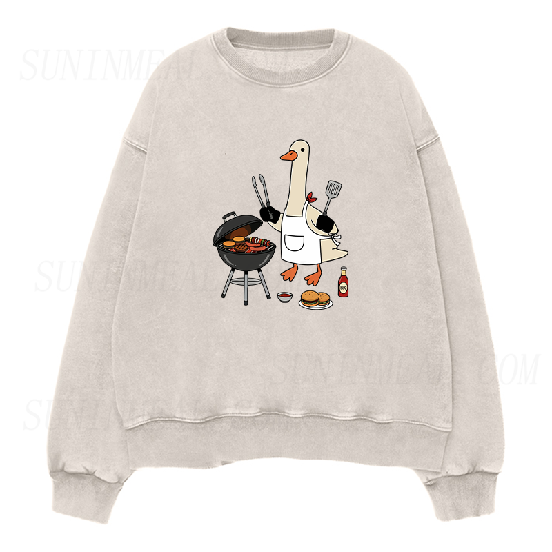 Silly Goose BBQ Unisex Crewneck Sweatshirt