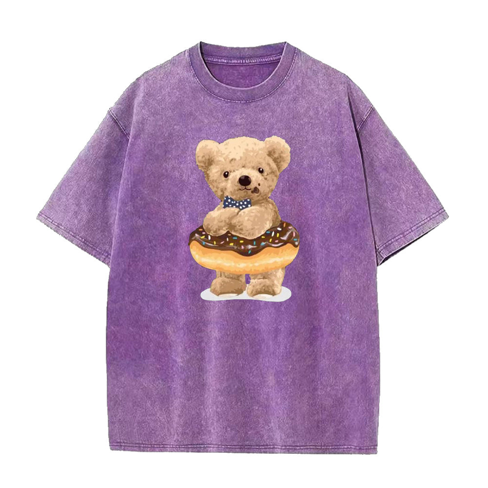 ドーナツラバーズベアーズユニセックスTシャツ