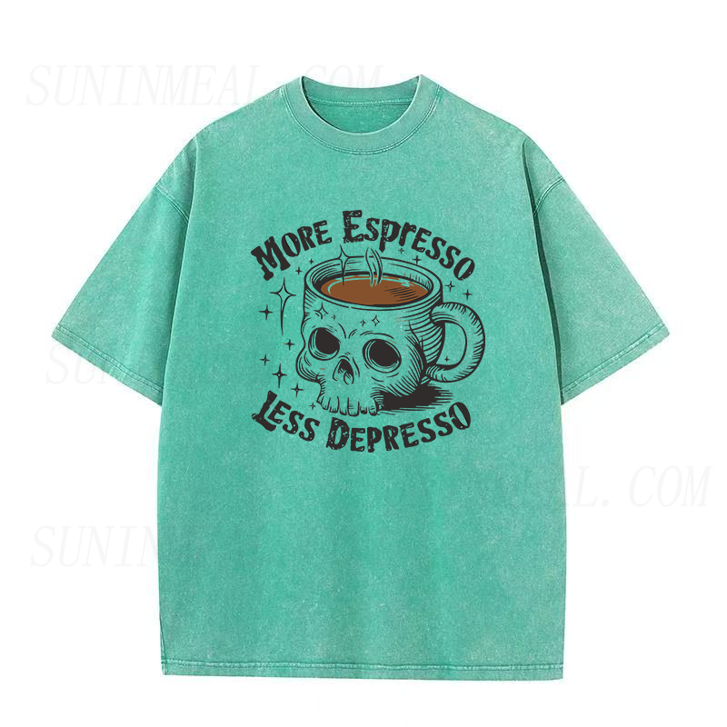 モア・エスプレッソ・レス・デプレッソ ユニセックスTシャツ