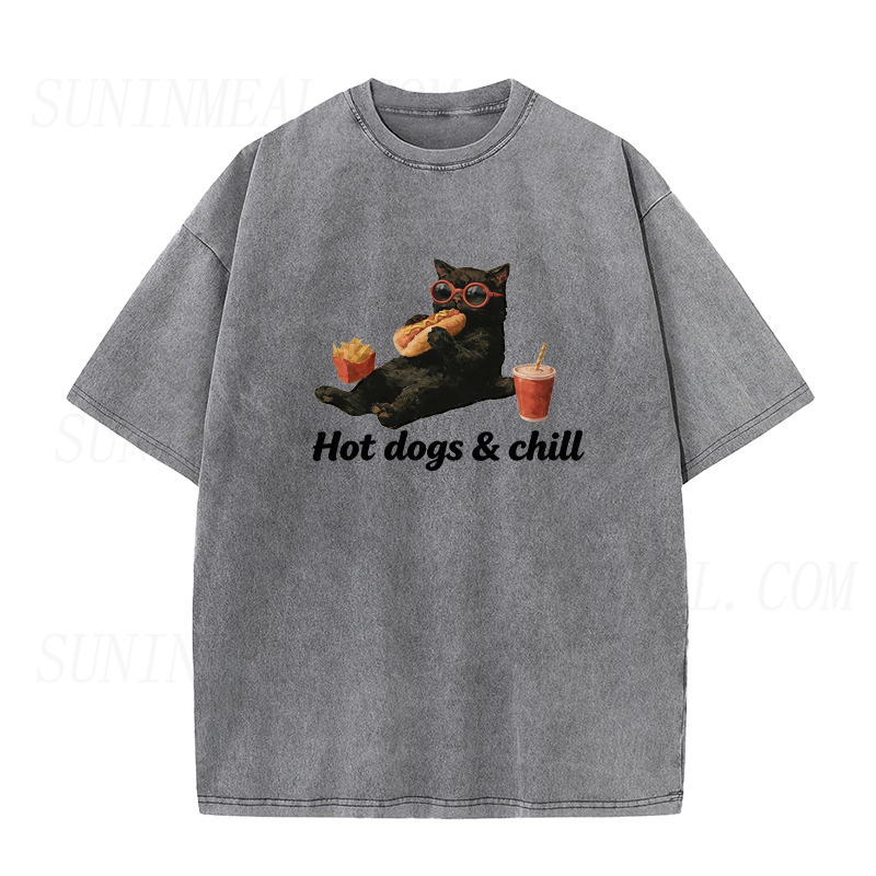 Hot Dogs & Chill Unisex Tee