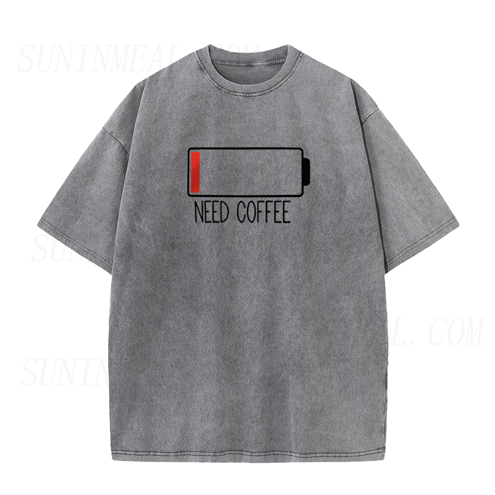Need Coffee Battery Unisex Tee
