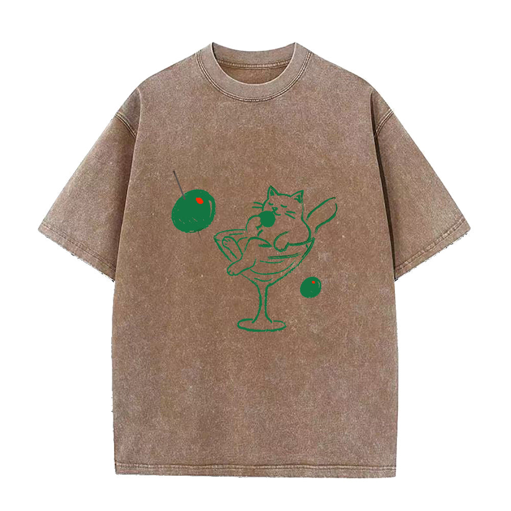 キャッツ・アンド・マティーニ ユニセックスTシャツ