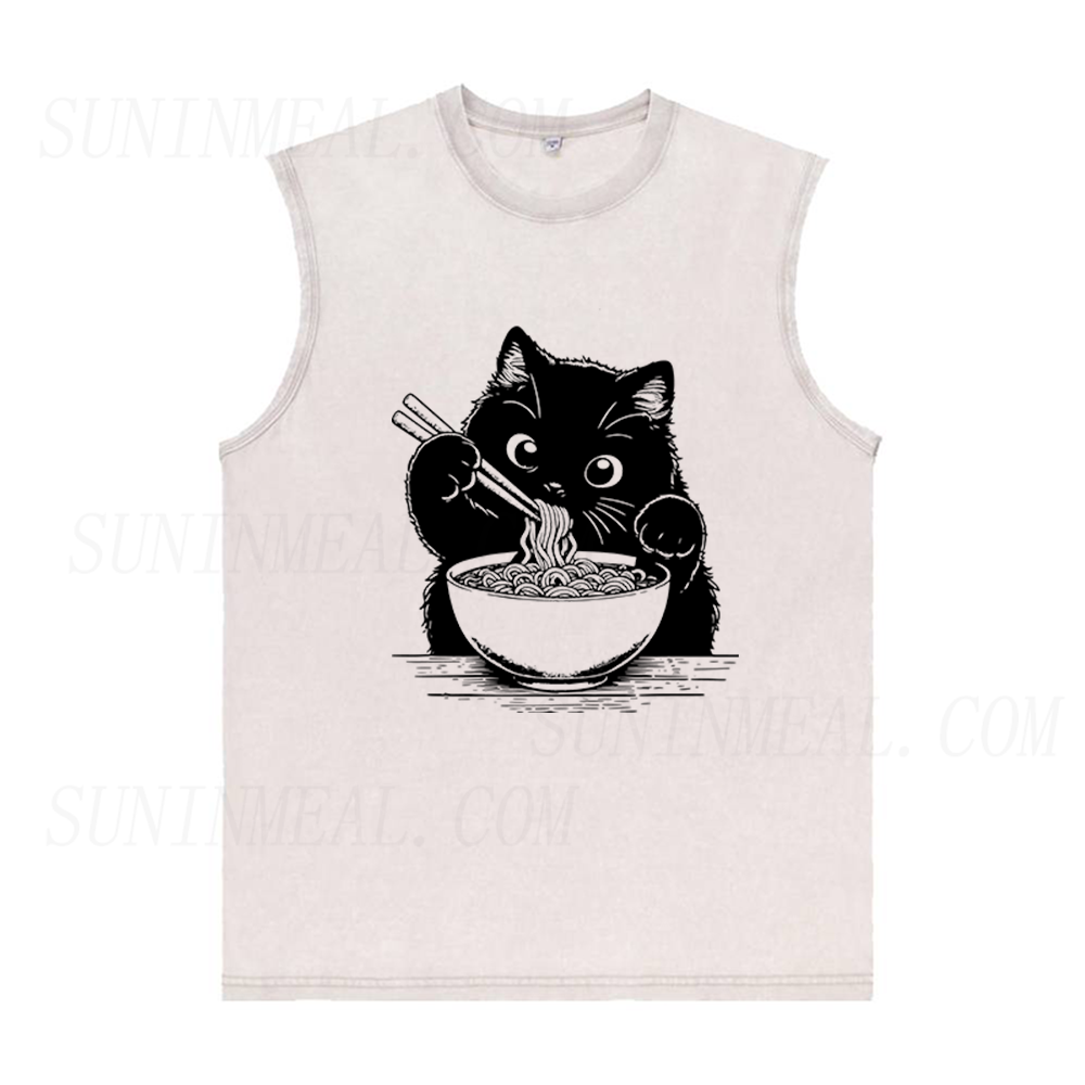 Ramen Cat Unisex Tank Top