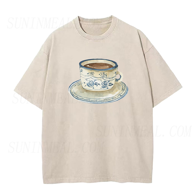 Vintage Coffee Cup Unisex Tee