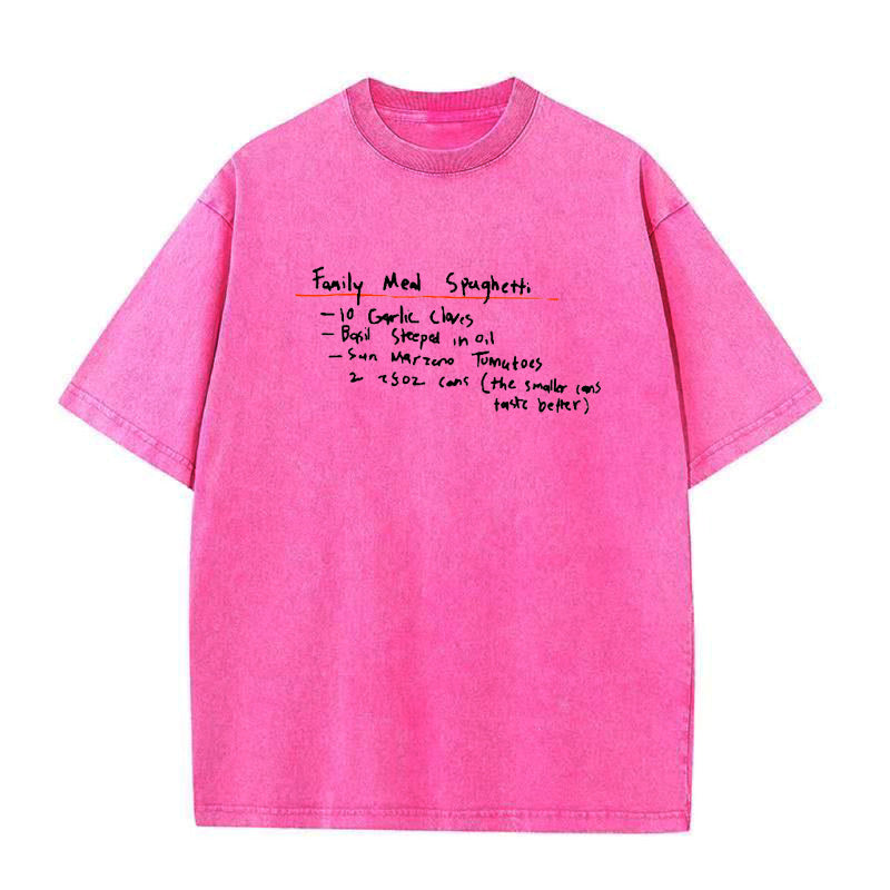 Family Meal Spaghetti Unisex Tee