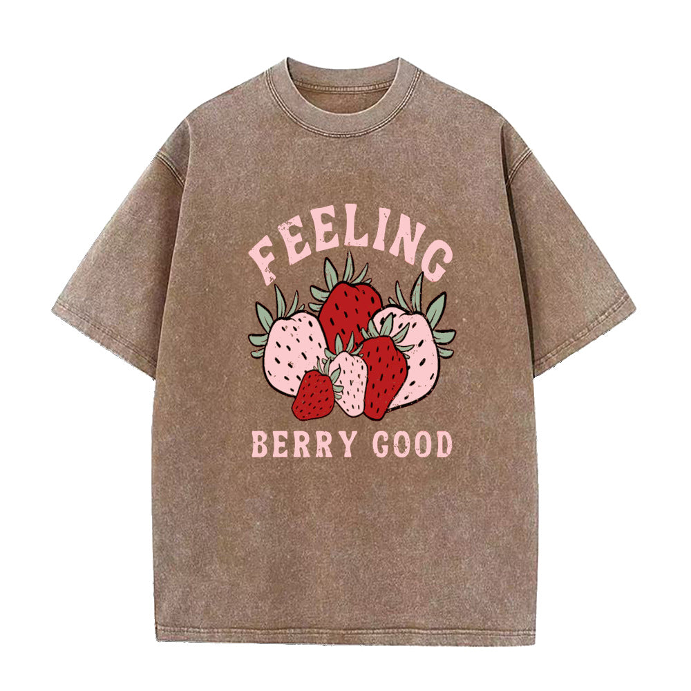 フィーリングベリーグッド ストロベリー ユニセックスTシャツ