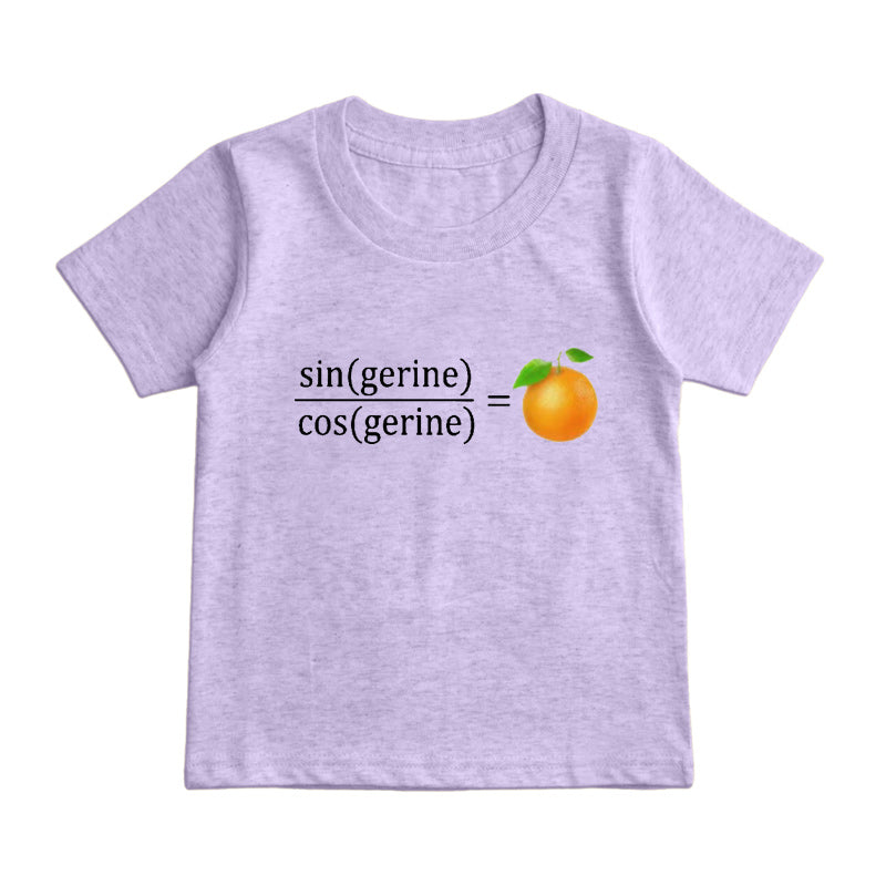 tan(gerine) math Kids T-Shirt