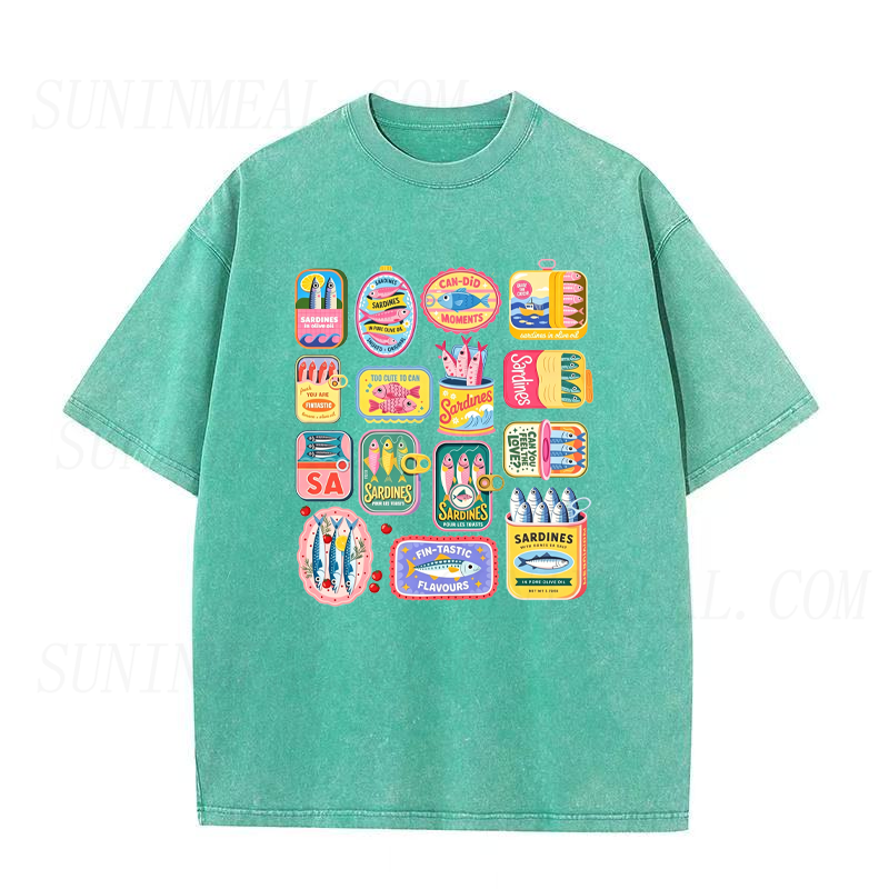 Vintage Canned Sardines Unisex Tee