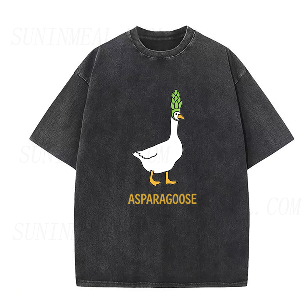 Funny Asparagus Asparagoose Goose Unisex Tee