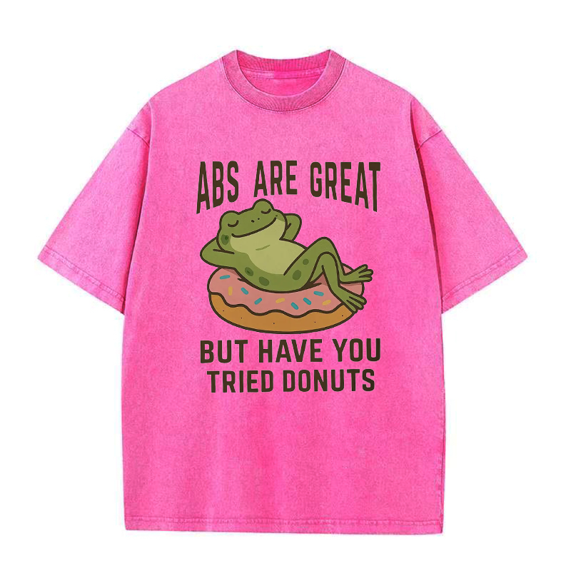 Funny Frog Donut Tee
