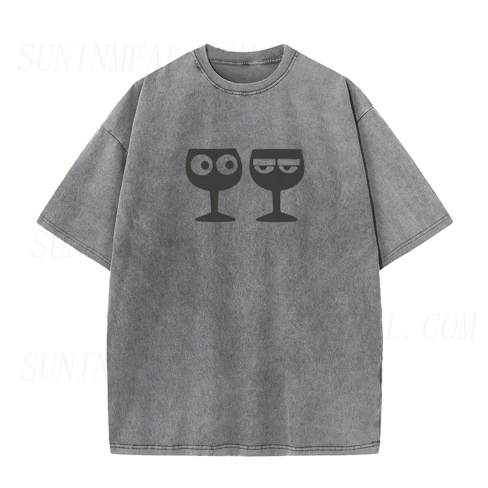 Funny Wine Glass Unisex Tee
