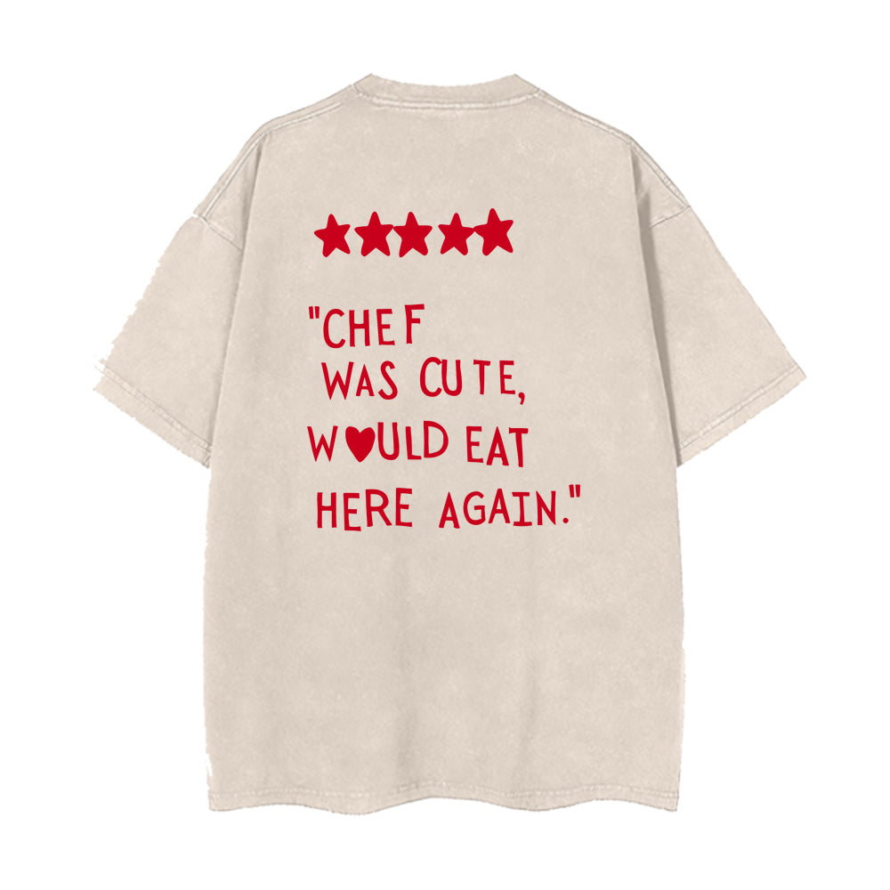 Chef was cute Unisex Tee
