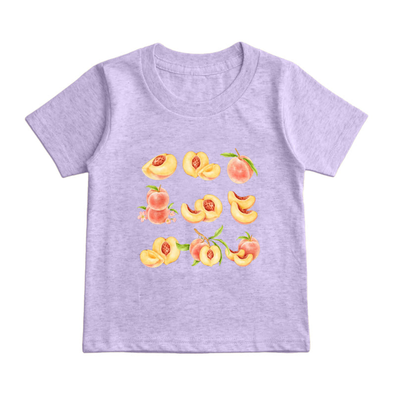 Peach Fruit Kids T-Shirt