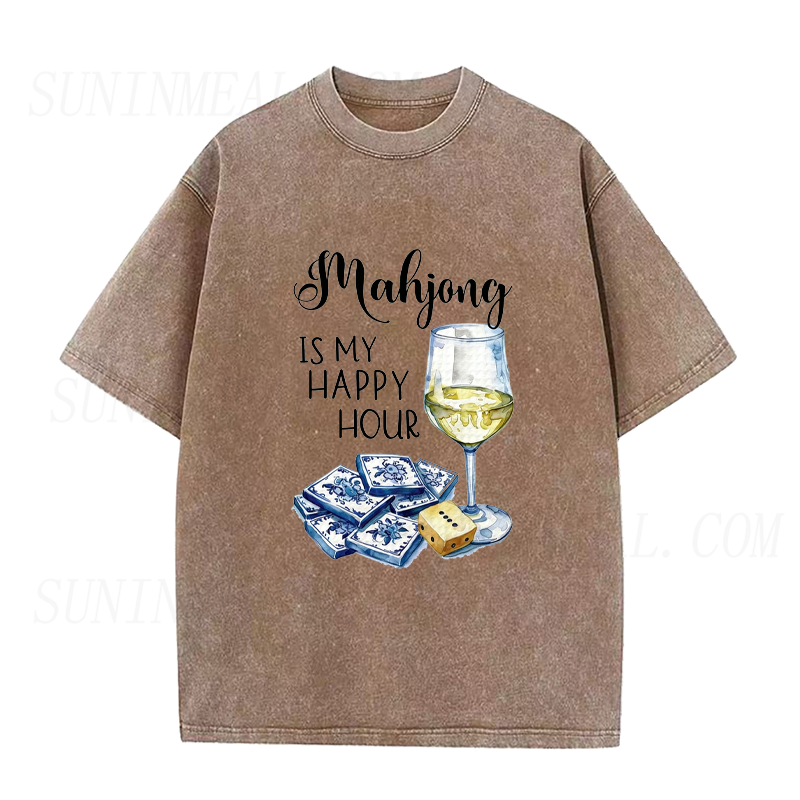 Mahjong Happy Hour Unisex Tee