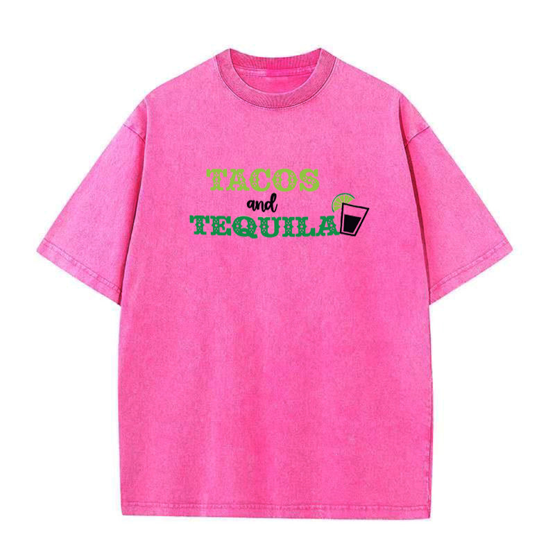 Tacos and Tequila Unisex Tee