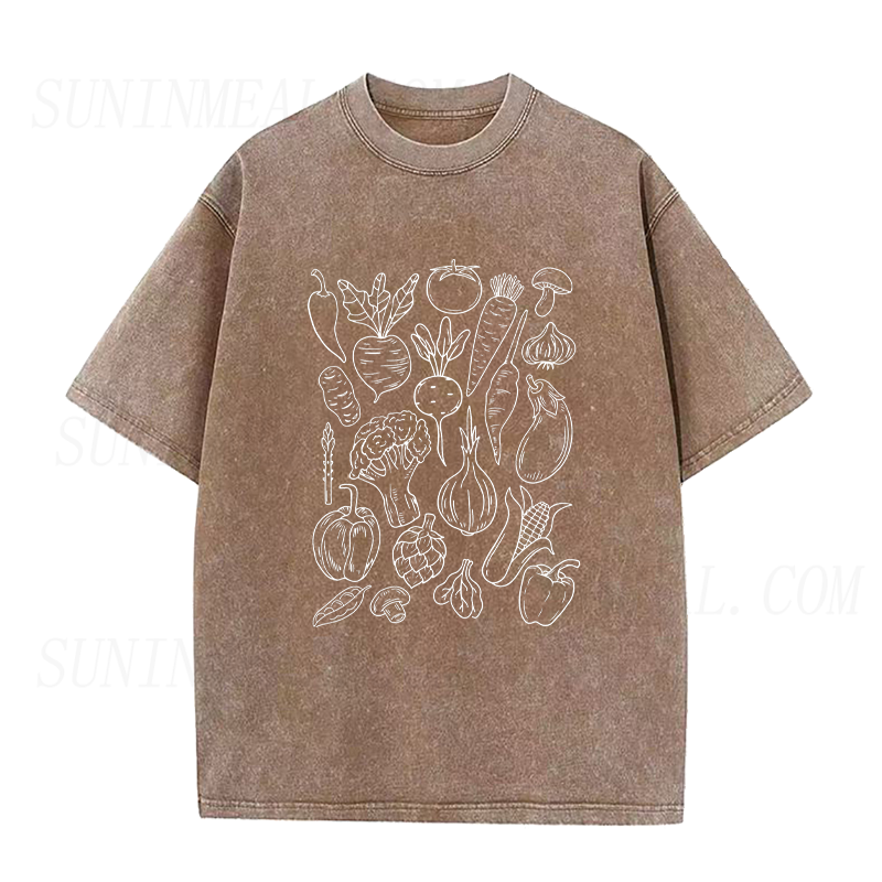 Vintage Vegetable Sketch Unisex Tee