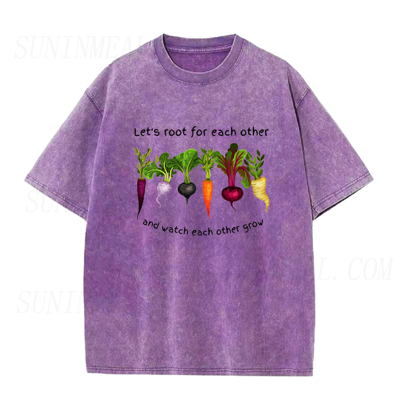 Lets Roots for Each Other Vegetable Unisex Tee