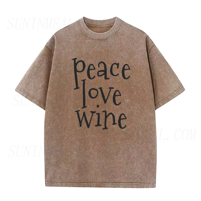Peace Love Wine Unisex Tee
