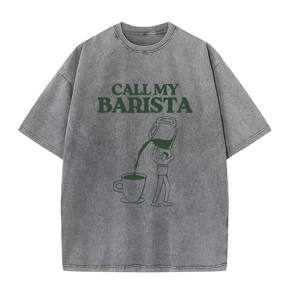 Call My Barista Unisex Tee