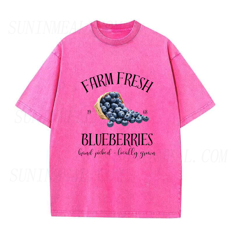 Farmers Market Blueberry Unisex Tee