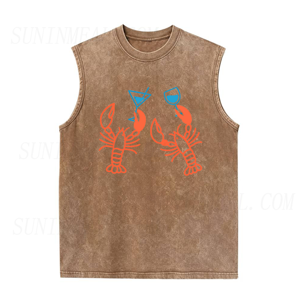 Martini Lobster Unisex Tank Top