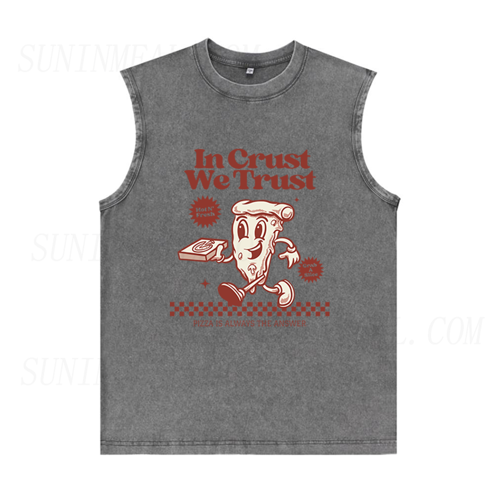 We Trust Pizza Is Always The Answer Unisex Tank Top