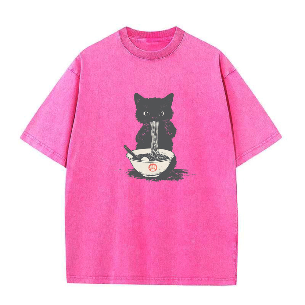 Ramen Kawaii cat Unisex Tee