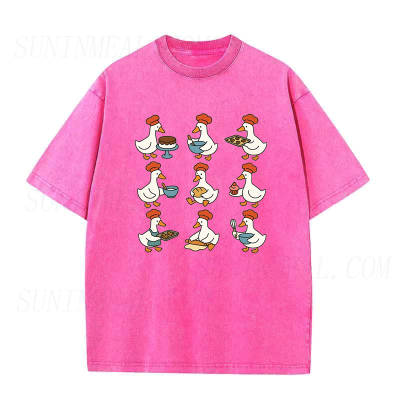 Cute Goose Baking Unisex Tee