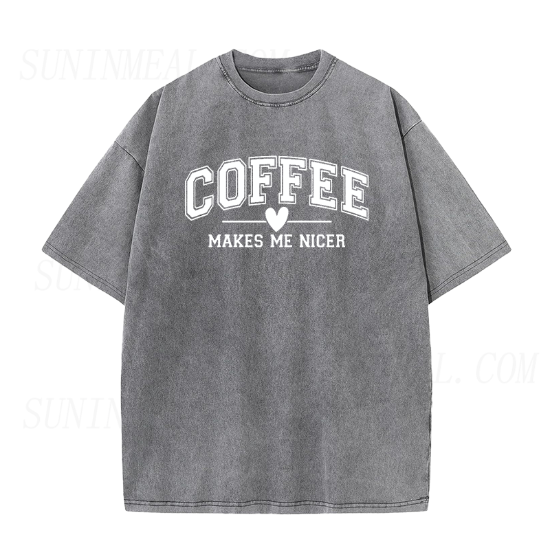 Coffee makes me nicer Unisex Tee