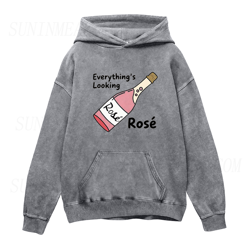 Everything's Looking Rosé Unisex Hoodie