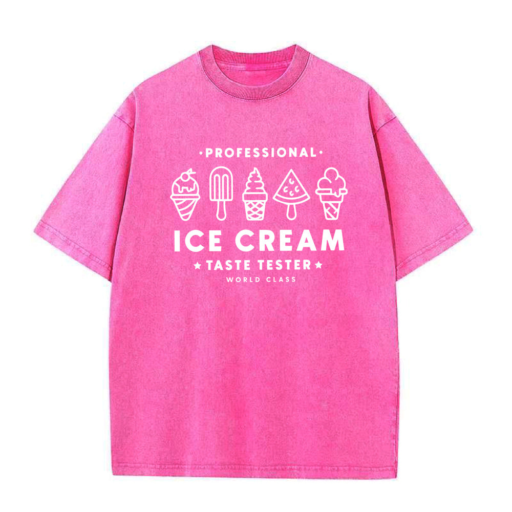 アイスクリーム ユニセックス Tシャツ