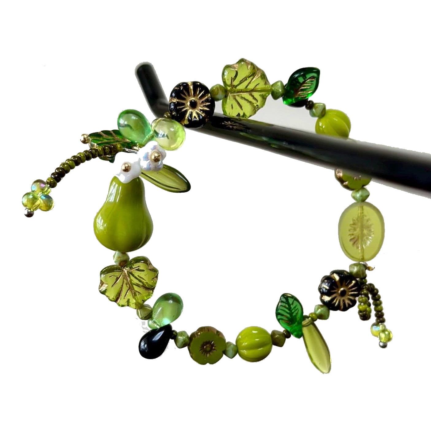 Green Pear Bracelet
